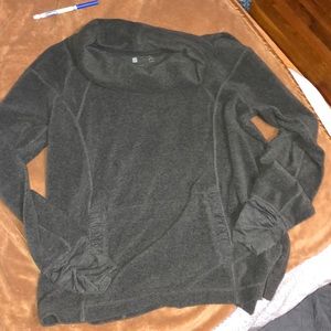 Grey turtle neck jacket